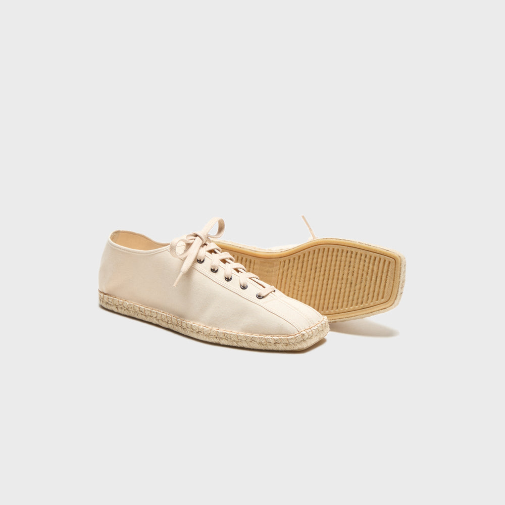 Lemaire Linoleum Laced Espadrilles - Off White | Kith Off White
