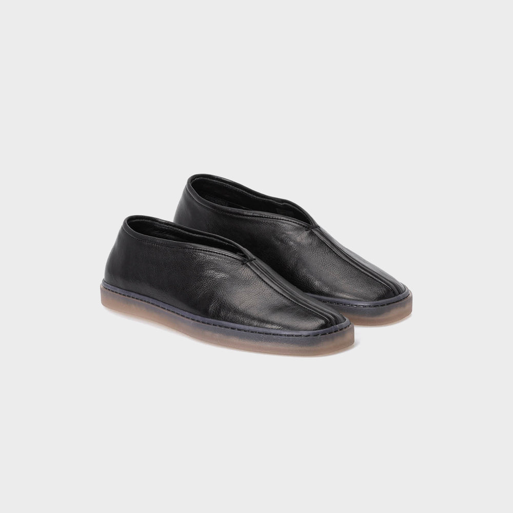 Lemaire Linoleum Piped Sneakers - Black | Kith Black