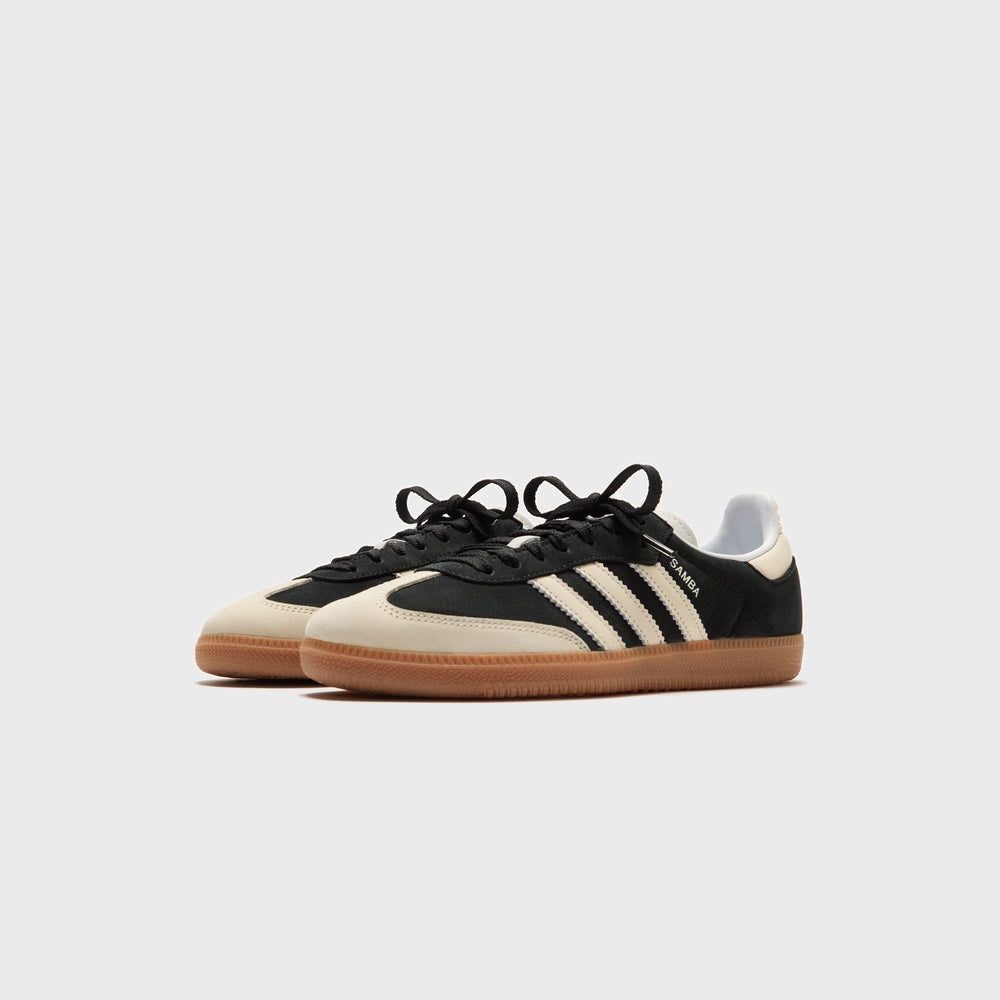 adidas WMNS Samba OG - Core Black / Wonder White / Silver Metallic | Kith Core Black / Wonder White / Silver Metallic