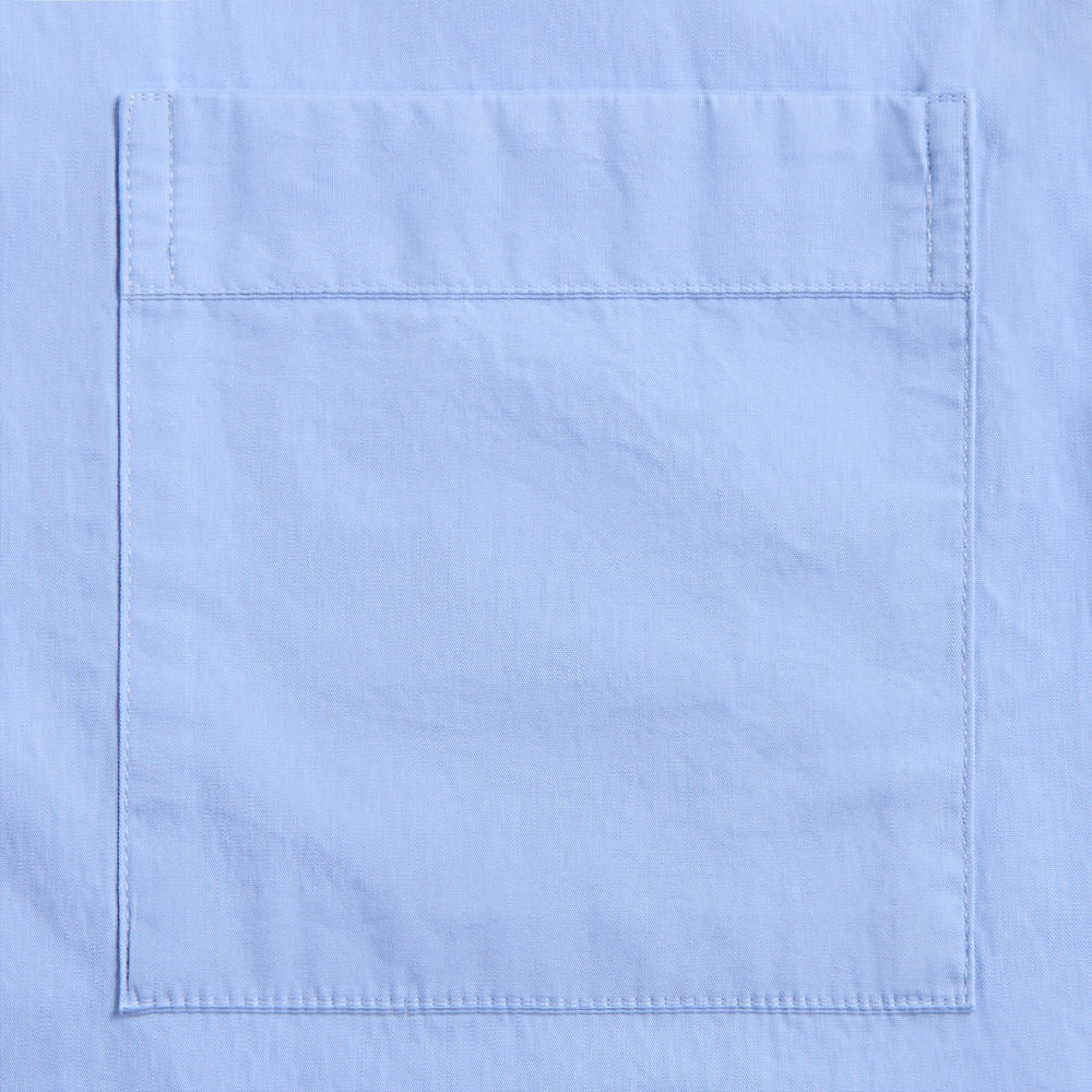 Tekla Poplin Long Sleeve Pyjama Shirt - Solid Cornflower | Kith Solid Cornflower
