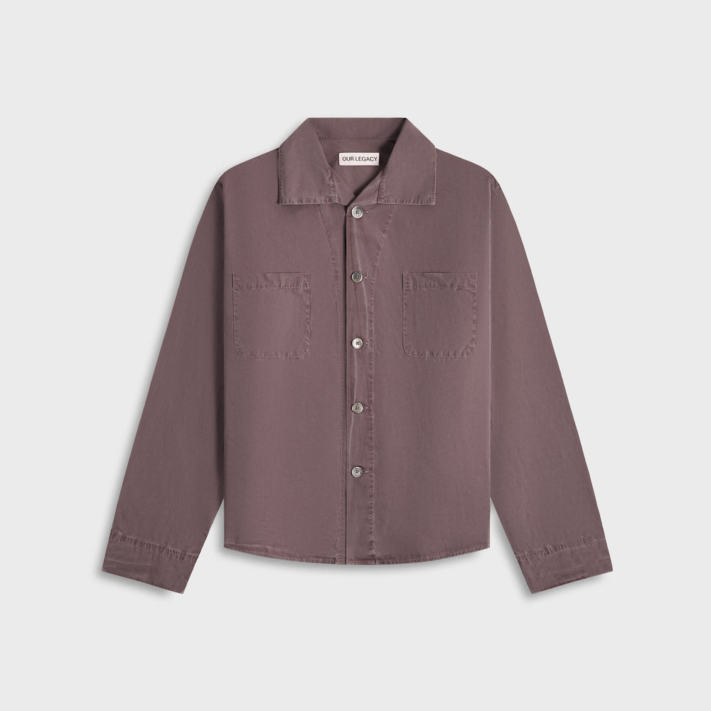 Our Legacy Funnel Shirt - Charcoal Bordeaux | Kith Charcoal Bordeaux