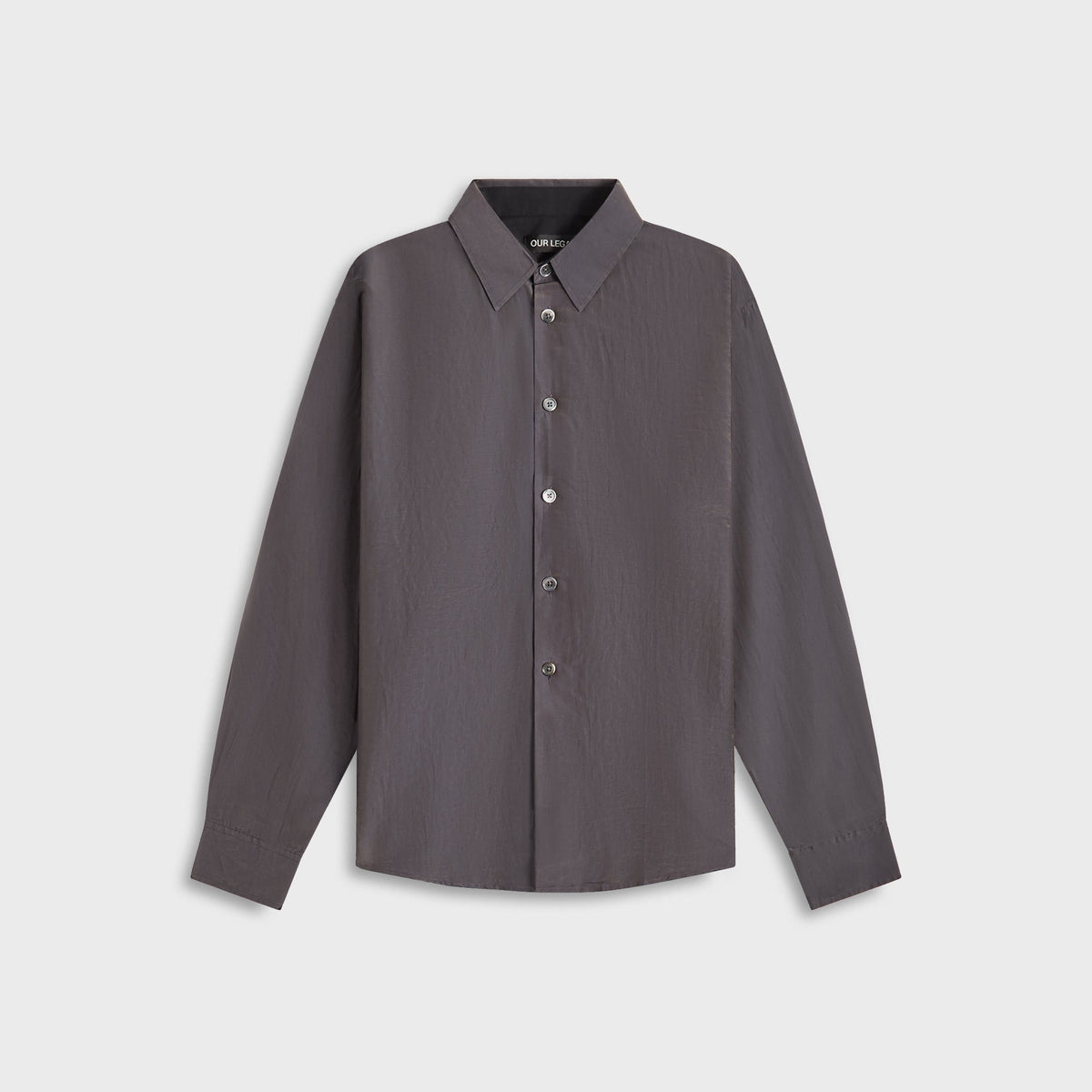 Our Legacy Beyond Shirt - Charcoal Bordeaux | Kith Charcoal Bordeaux