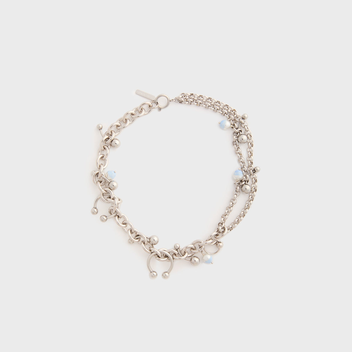Justine Clenquet Holly Summer Necklace - Pearl Blue | Kith Pearl Blue