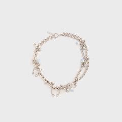 Justine Clenquet Holly Summer Necklace - Pearl Blue | Kith Pearl Blue