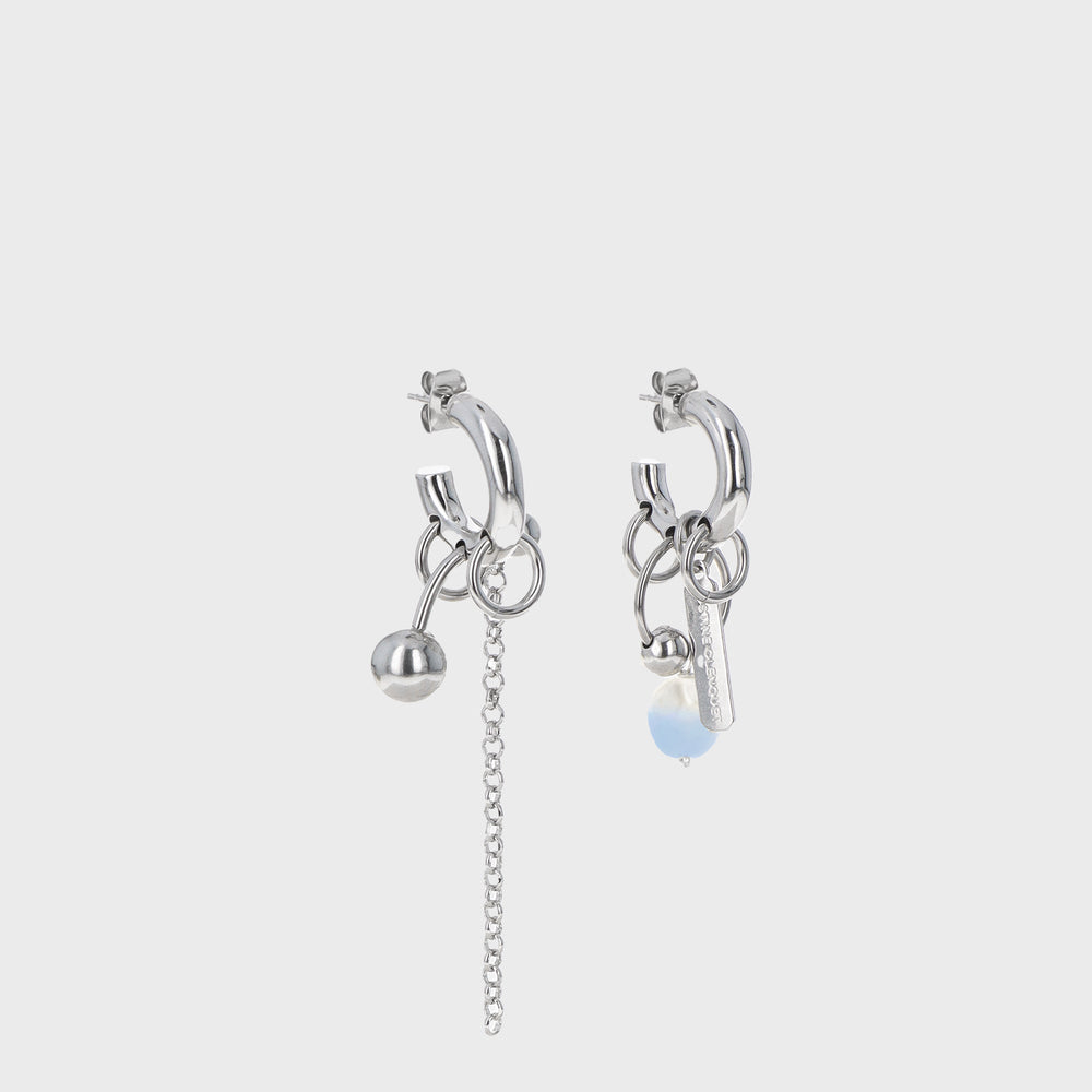 Justine Clenquet Holly Earring - Pearl Blue | Kith Pearl Blue
