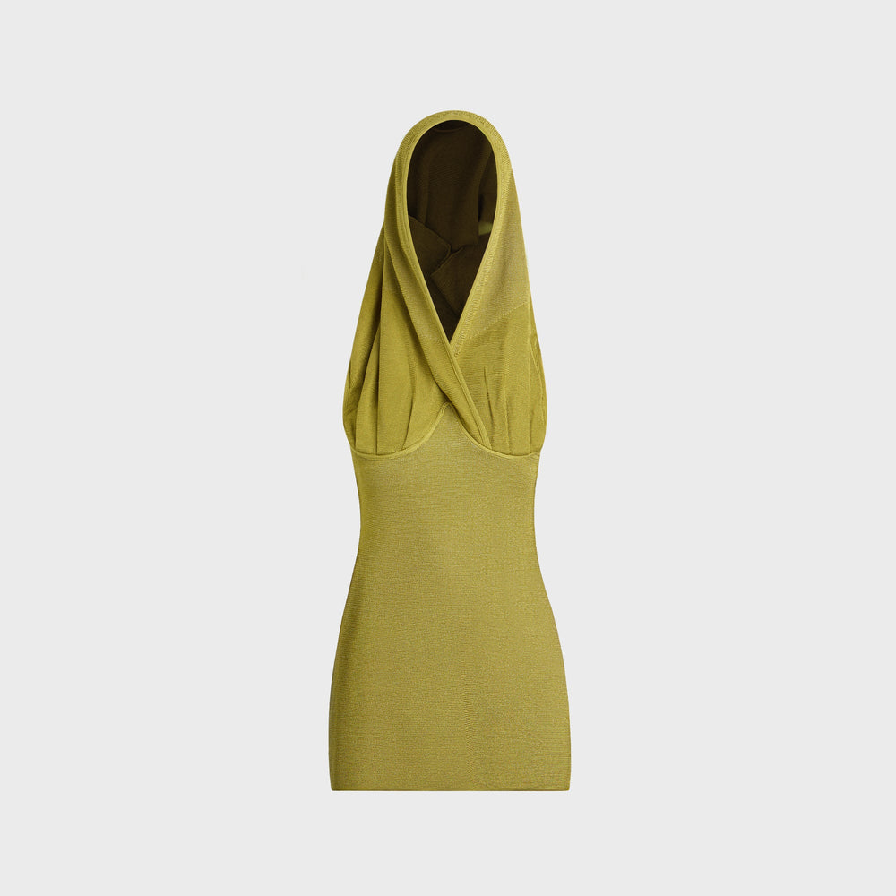 Isa Boulder Lowhood Mini Dress - Olive | Kith Olive