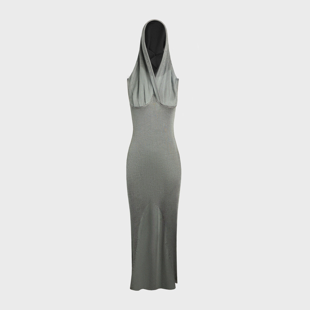 Isa Boulder Lowhood Maxi Dress - Silver Slate | Kith Silver Slate