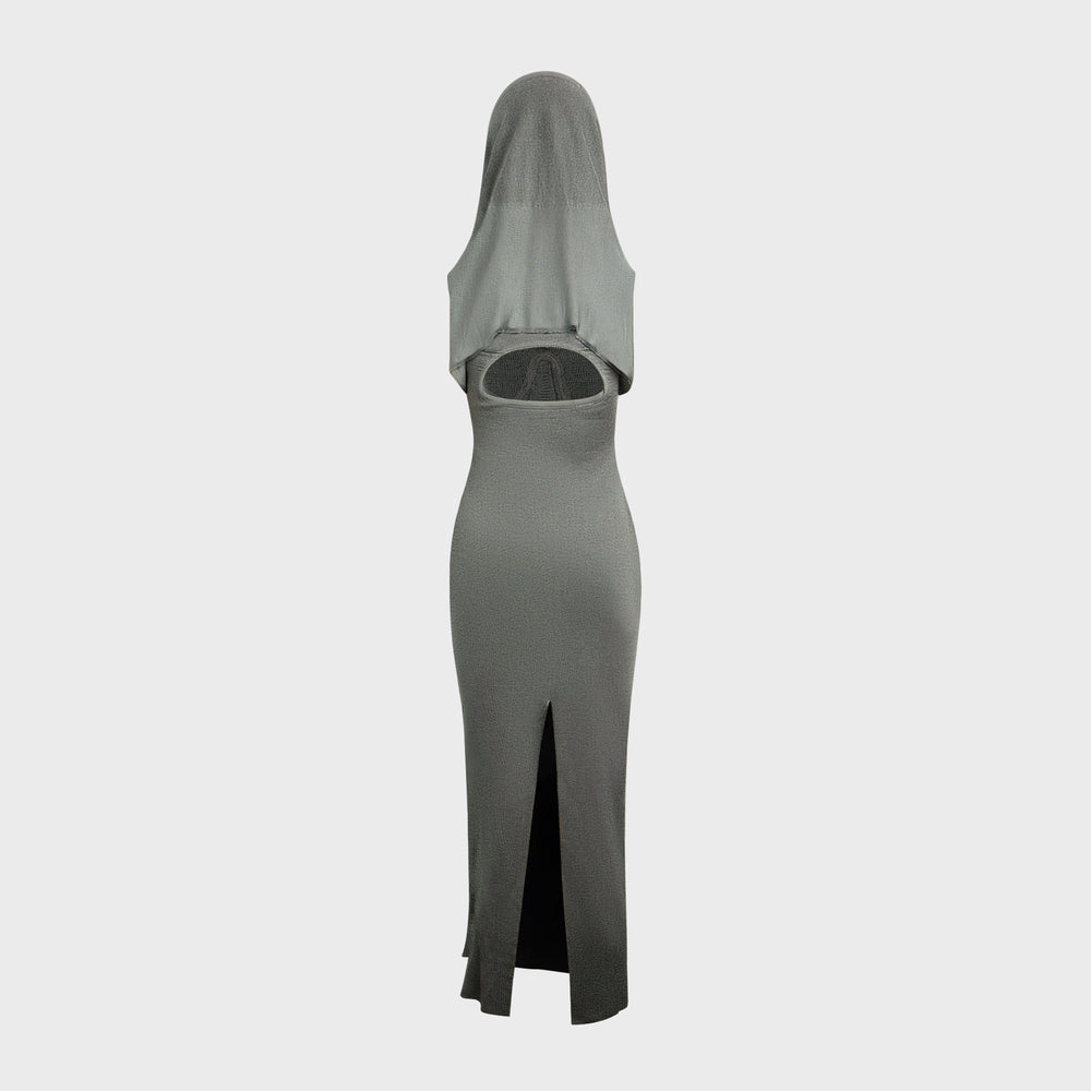 Isa Boulder Lowhood Maxi Dress - Silver Slate | Kith Silver Slate