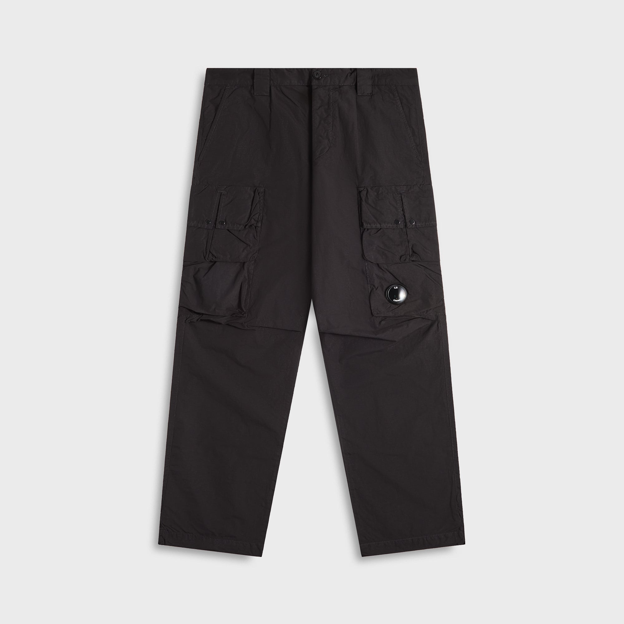 C.P. Company Flatt Nylon Cargo Pants - Black | Kith Black