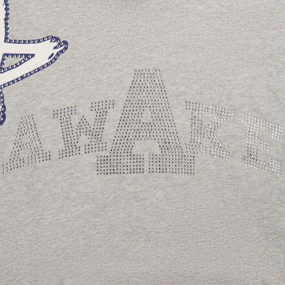 Awake NY Rhinestone Star Hoodie - Heather Grey | Kith Heather Grey