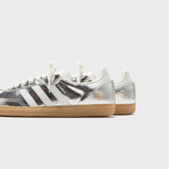 adidas WMNS Samba OG - Silver Metallic / Cloud White / Core White | Kith Silver Metallic / Cloud White / Core White