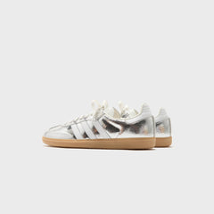 adidas WMNS Samba OG - Silver Metallic / Cloud White / Core White | Kith Silver Metallic / Cloud White / Core White