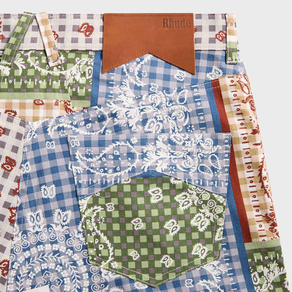 Rhude Bandana Traxedo Baggy Short - Multi | Kith Multi