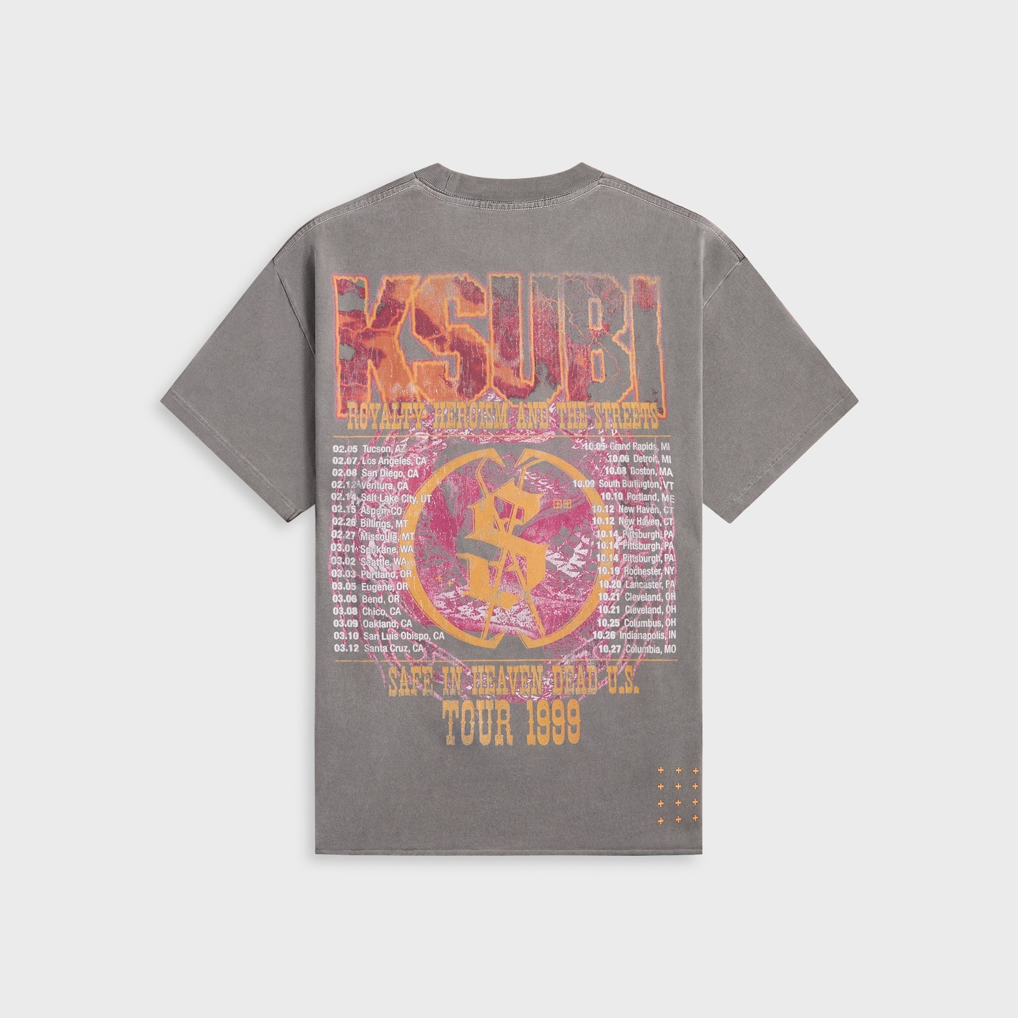 Ksubi Kickstart Ekcess Tee - Charcoal | Kith Charcoal