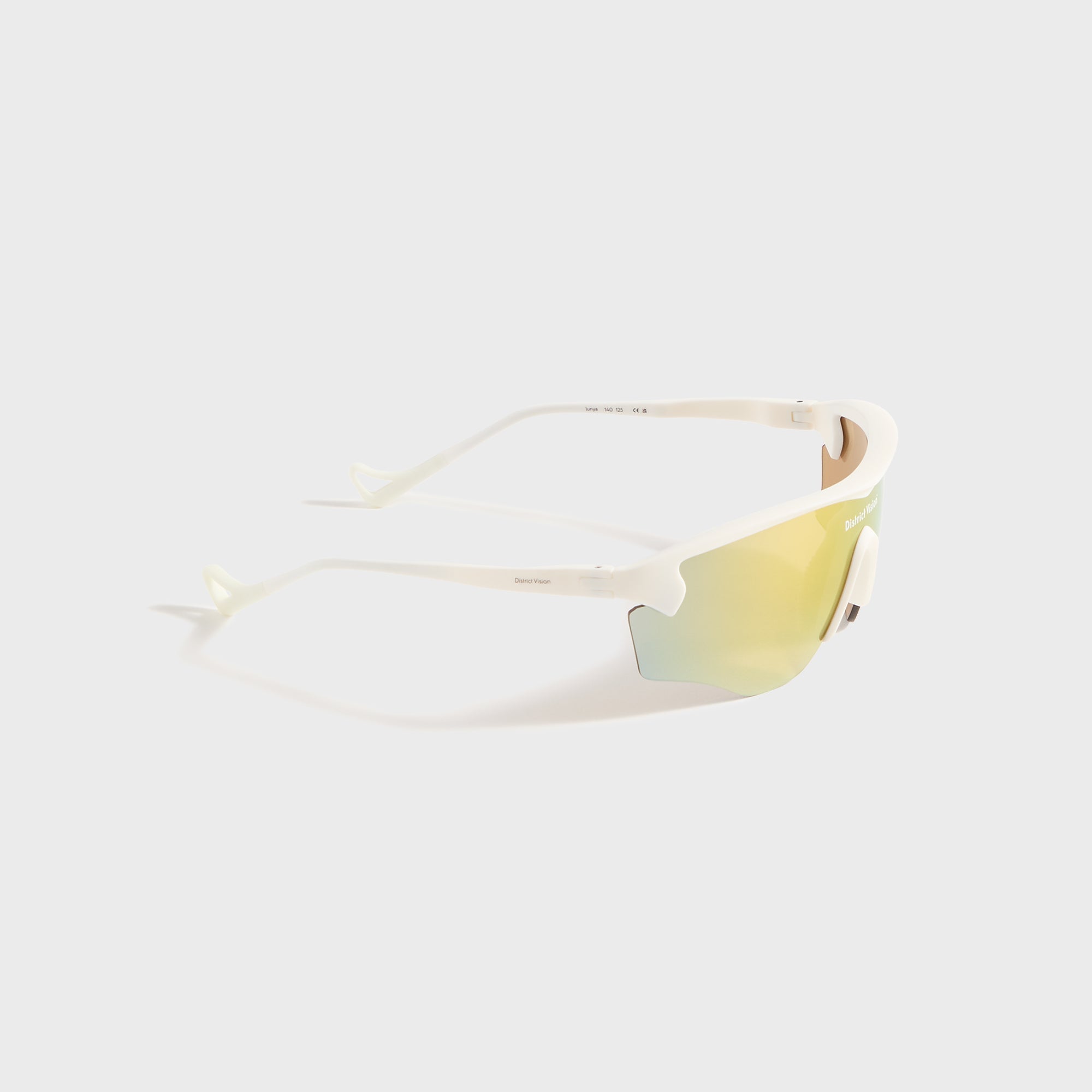 District Vision Junya Racer - White / D+ Amber Mirror | Kith White / D+ Amber Mirror