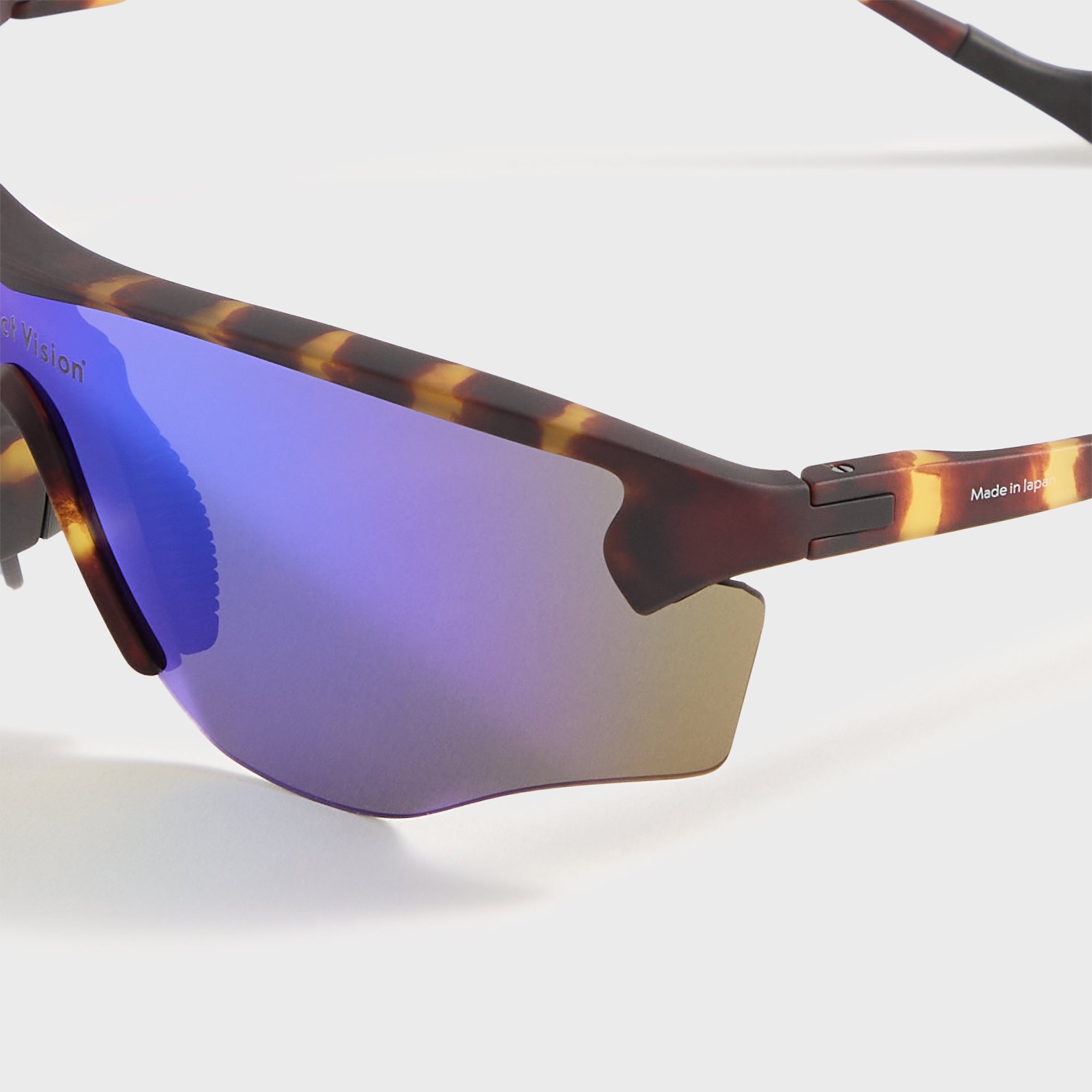 District Vision Junya Racer - Tortoise / D+ Blue Mirror | Kith Tortoise / D+ Blue Mirror