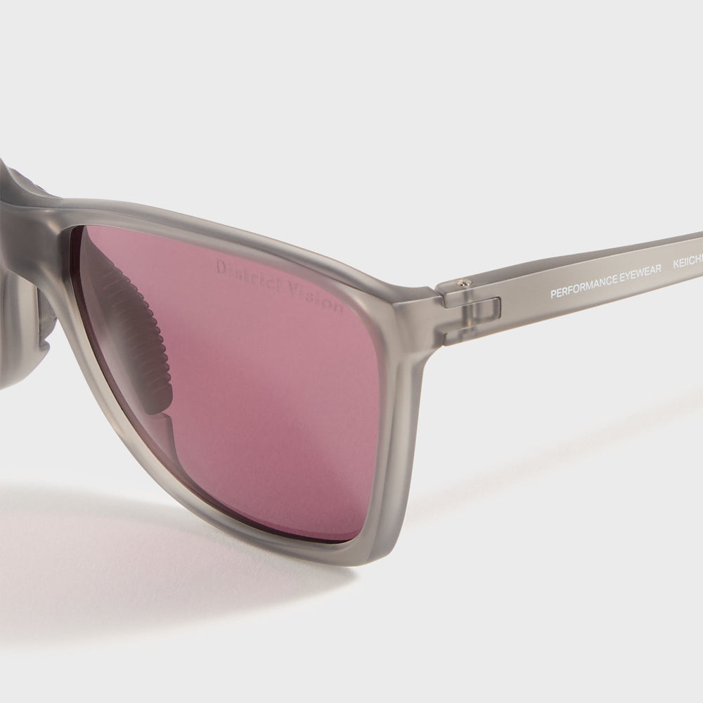 District Vision Keiichi Standard - Gray / D+ Black Rose | Kith Gray / D+ Black Rose