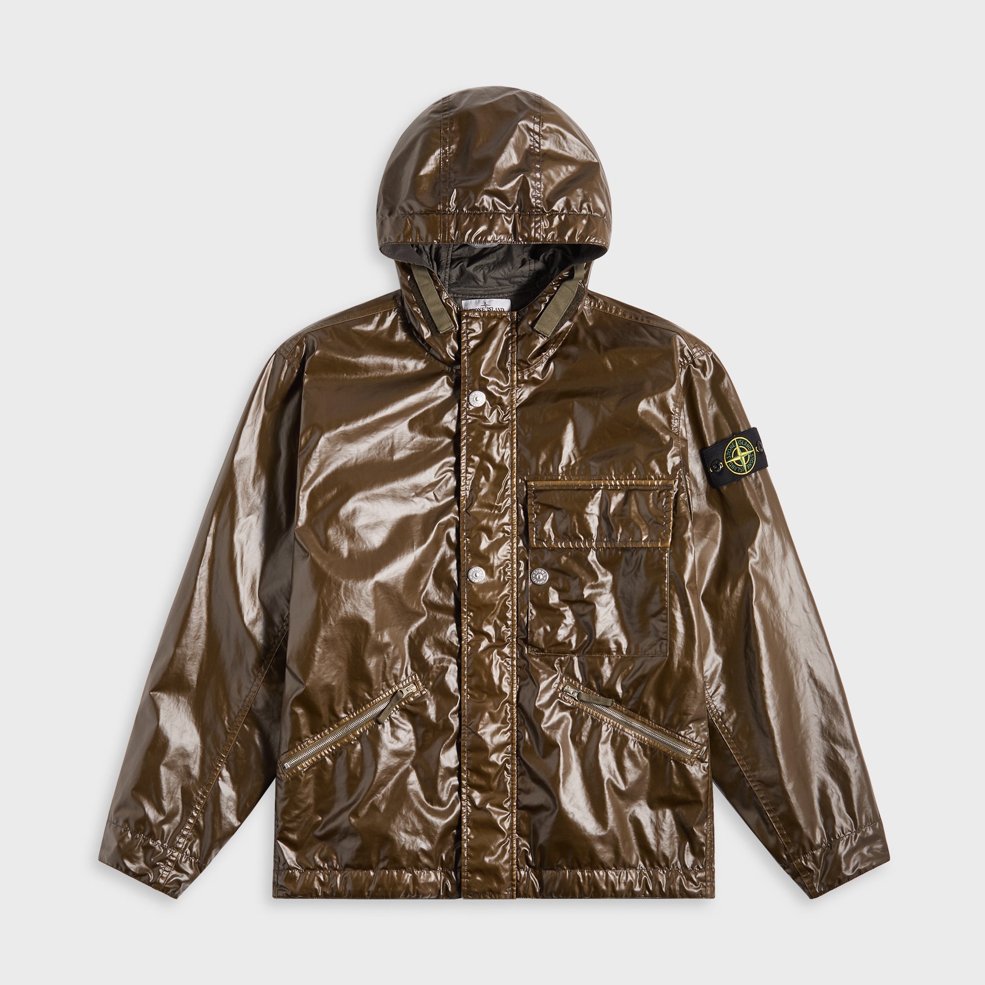 Stone Island Mussola Gommata-Tc Garment Dyed Jacket - Antique Rose | Kith Antique Rose