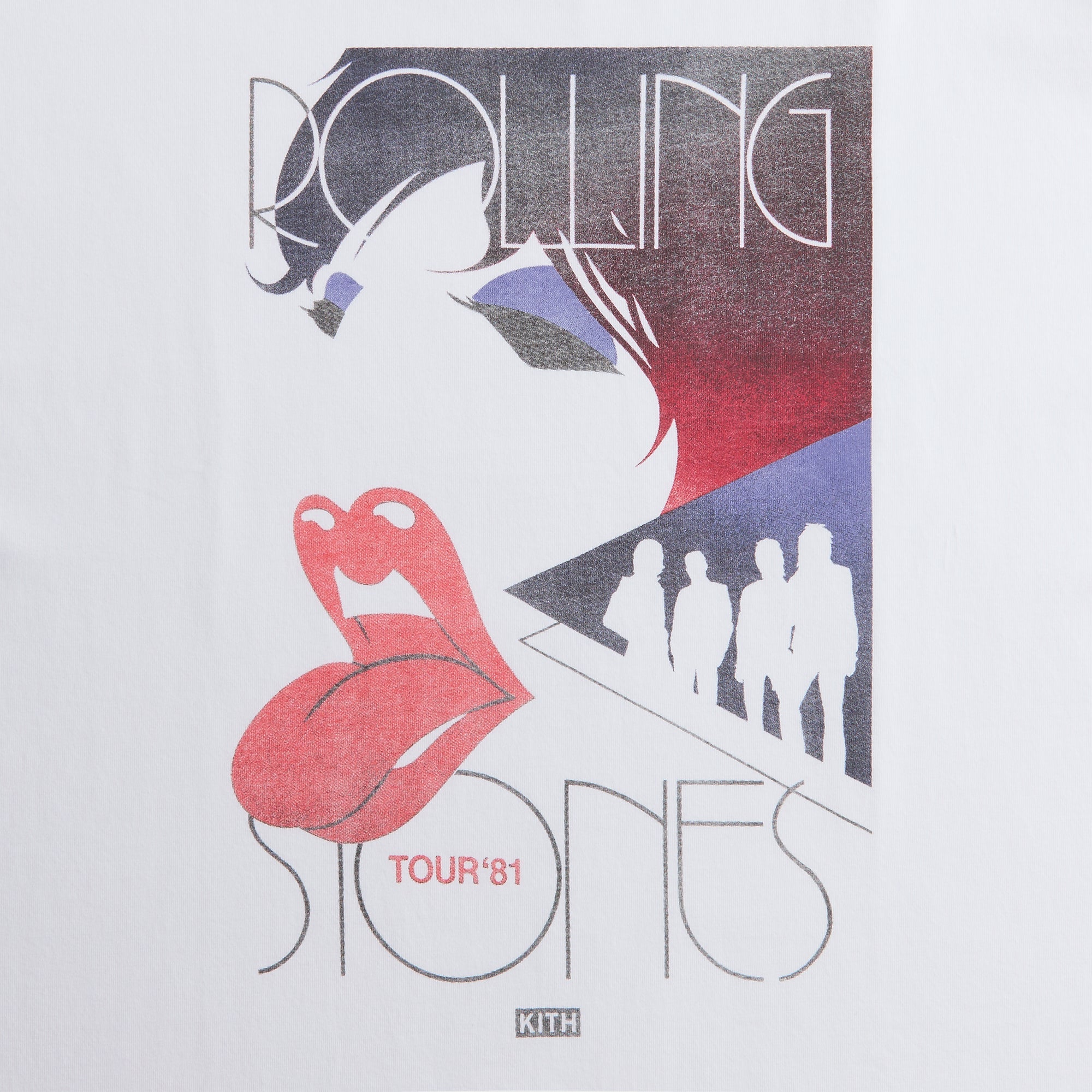 Kith for The Rolling Stones Tour 1981 Tee - White | Kith White