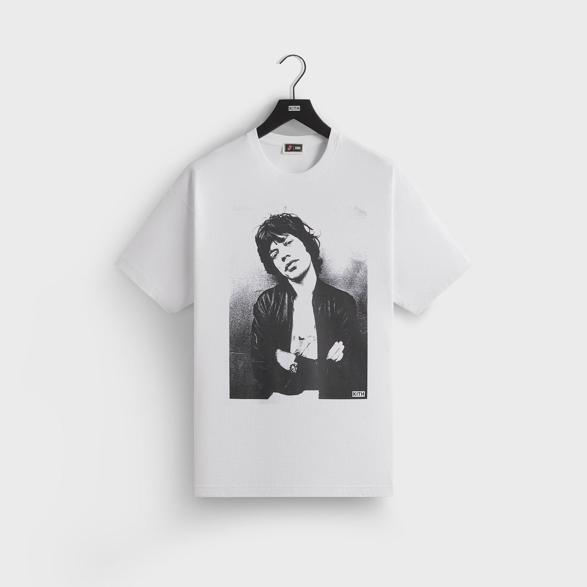 Kith for The Rolling Stones Mick Photo Vintage Tee - White | Kith White