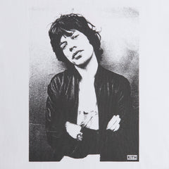 Kith for The Rolling Stones Mick Photo Vintage Tee - White | Kith White