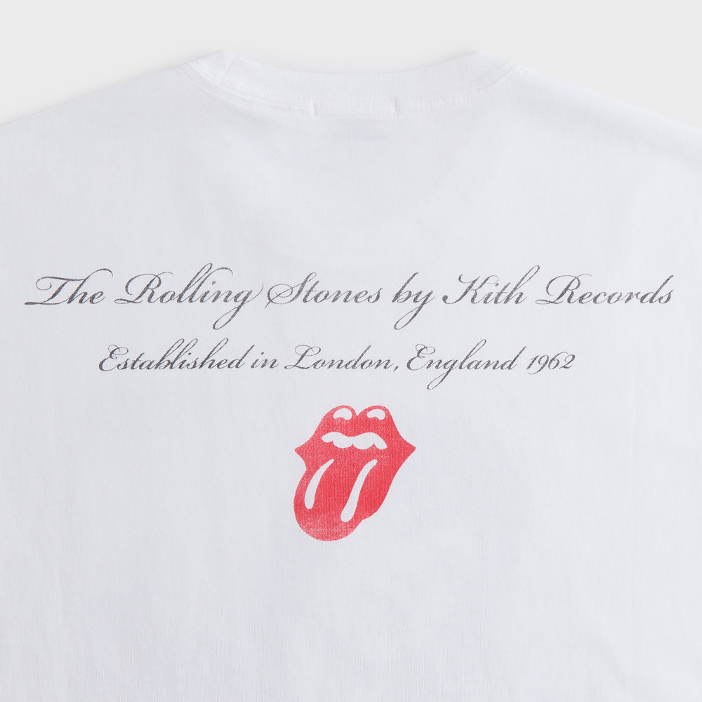 Kith for The Rolling Stones Mick Photo Vintage Tee - White | Kith White