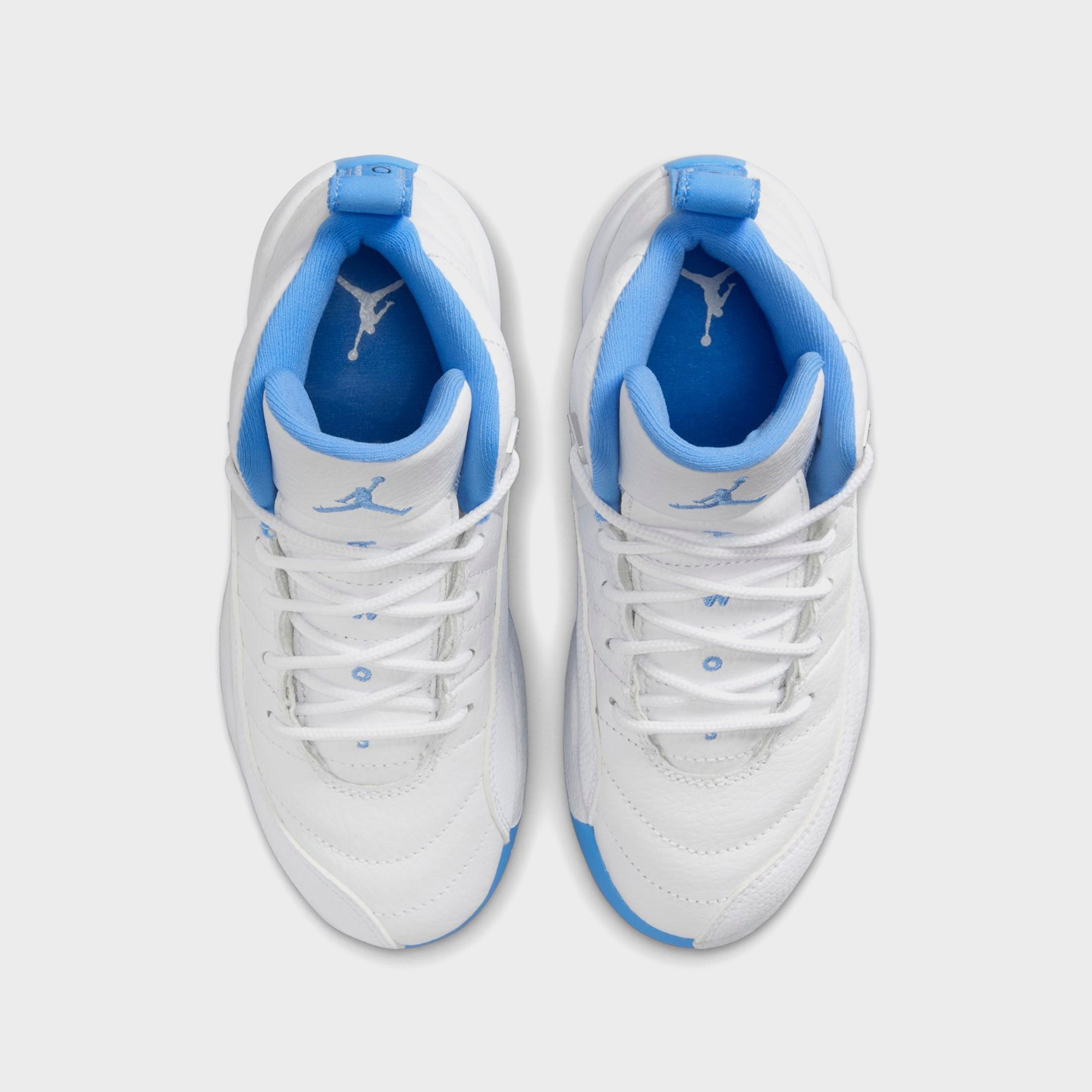 Jordan PS Jordan 12 Retro - White / Metallic Silver / University Blue | Kith White / Metallic Silver / University Blue