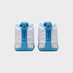 Jordan TD Jordan 12 Retro - White / Metallic Silver / University Blue | Kith White / Metallic Silver / University Blue