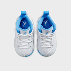 Jordan TD Jordan 12 Retro - White / Metallic Silver / University Blue | Kith White / Metallic Silver / University Blue