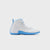 White / Metallic Silver / University Blue