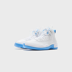 Jordan Air Jordan 12 Retro - White / Metallic Silver / University Blue | Kith White / Metallic Silver / University Blue