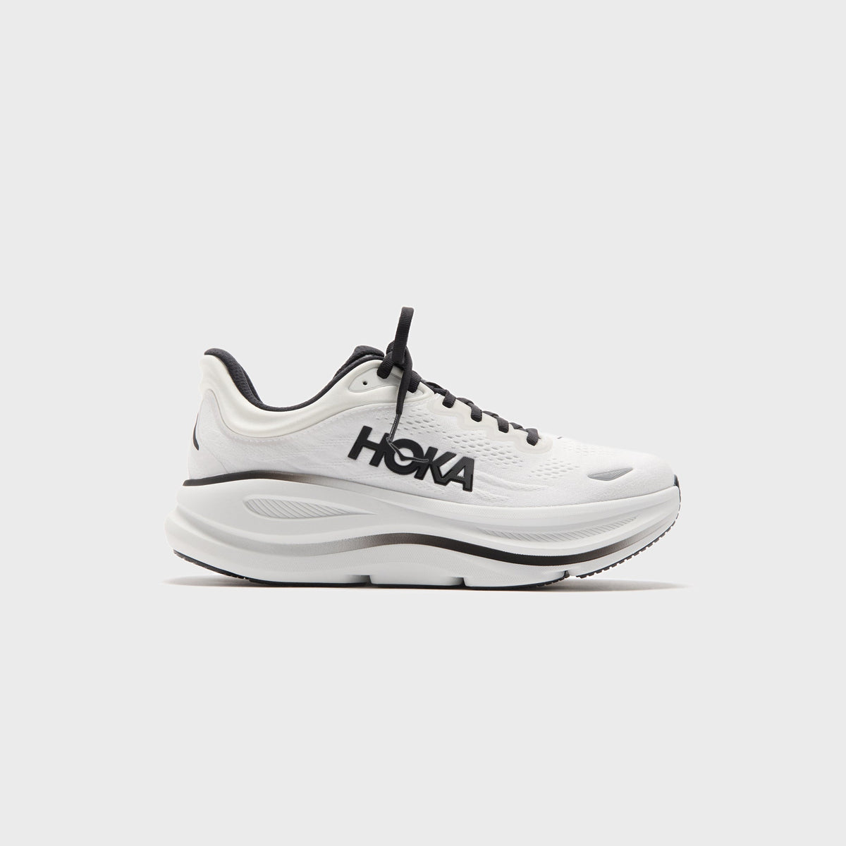 HOKA Bondi 9 - White / Black | Kith White / Black