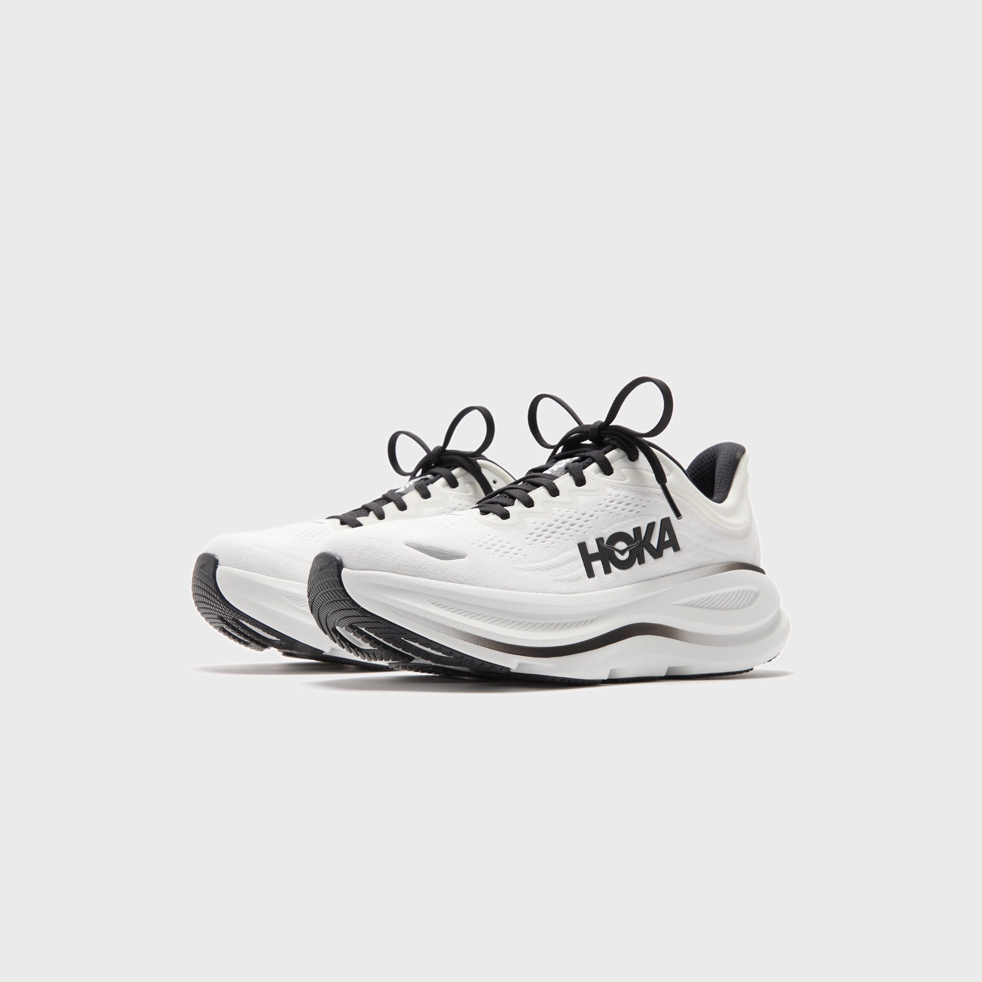 HOKA Bondi 9 - White / Black | Kith White / Black