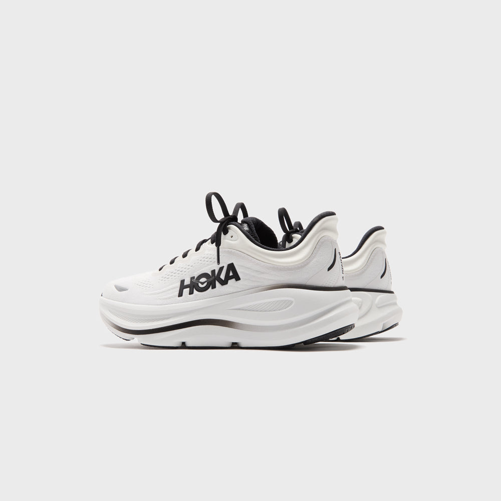 HOKA Bondi 9 - White / Black | Kith White / Black