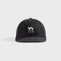 by Parra Spikey Legs 6-Panel Cap - Black | Kith Black