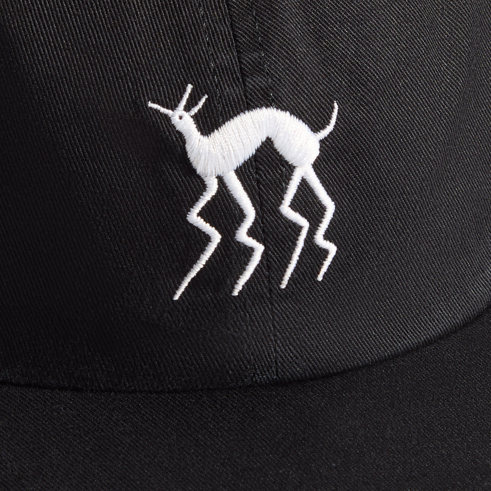 by Parra Spikey Legs 6-Panel Cap - Black | Kith Black