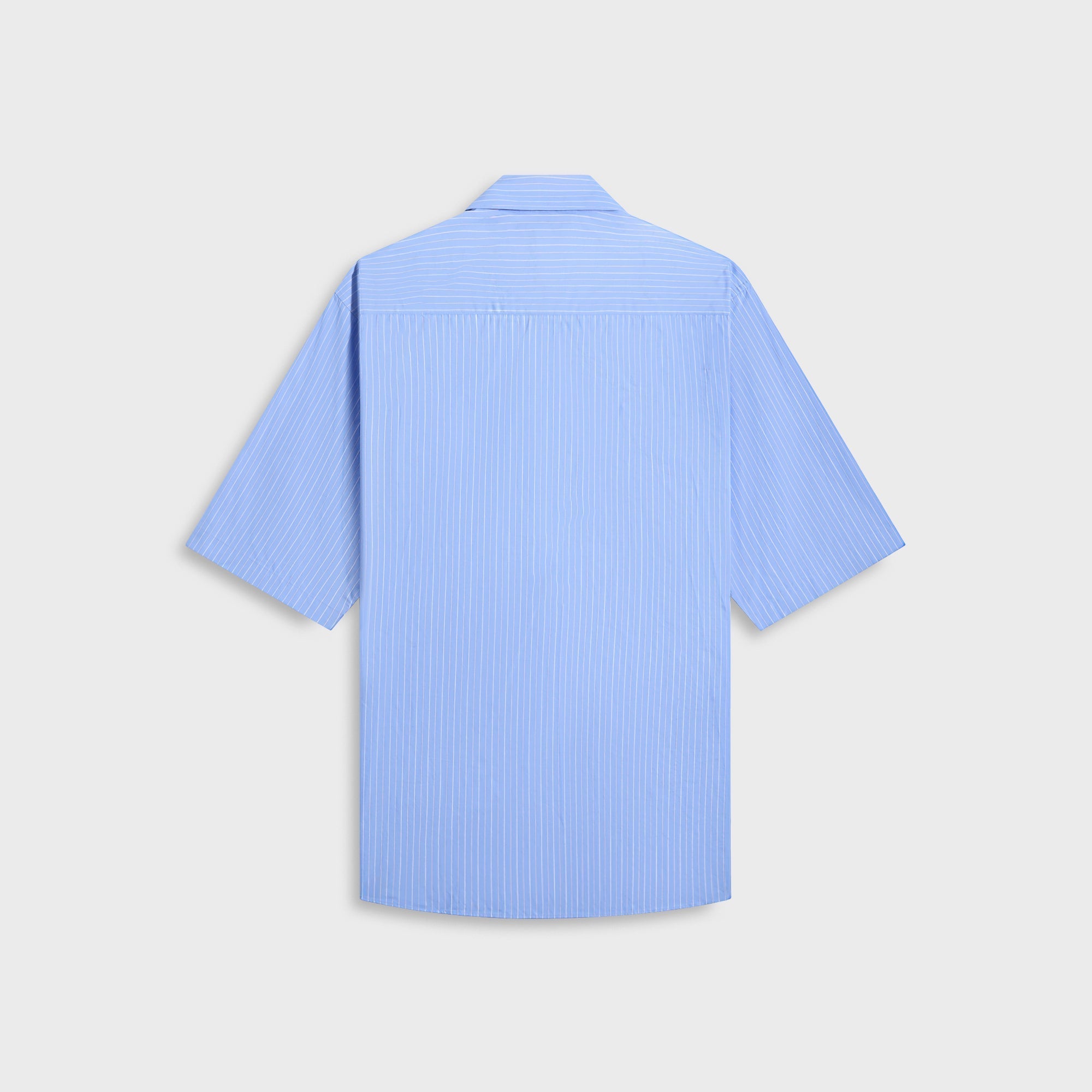 Auralee Suvin High Count Cloth Stripe Half Sleeved Shirt - Blue Stripe | Kith Blue Stripes