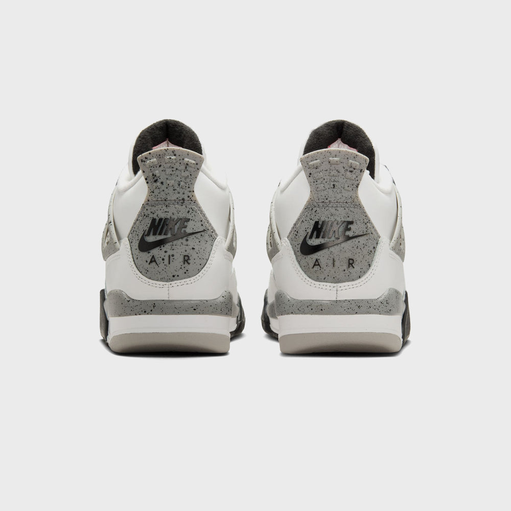 Jordan GS Air Jordan 4 Retro - Summit White / Fire Red / Tech Grey / B | Kith Summit White / Fire Red / Tech Grey / Black