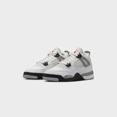 Nike PS Air Jordan 4 Retro - Summit White / Fire Red / Tech Grey / Bla | Kith Summit White / Fire Red / Tech Grey / Black