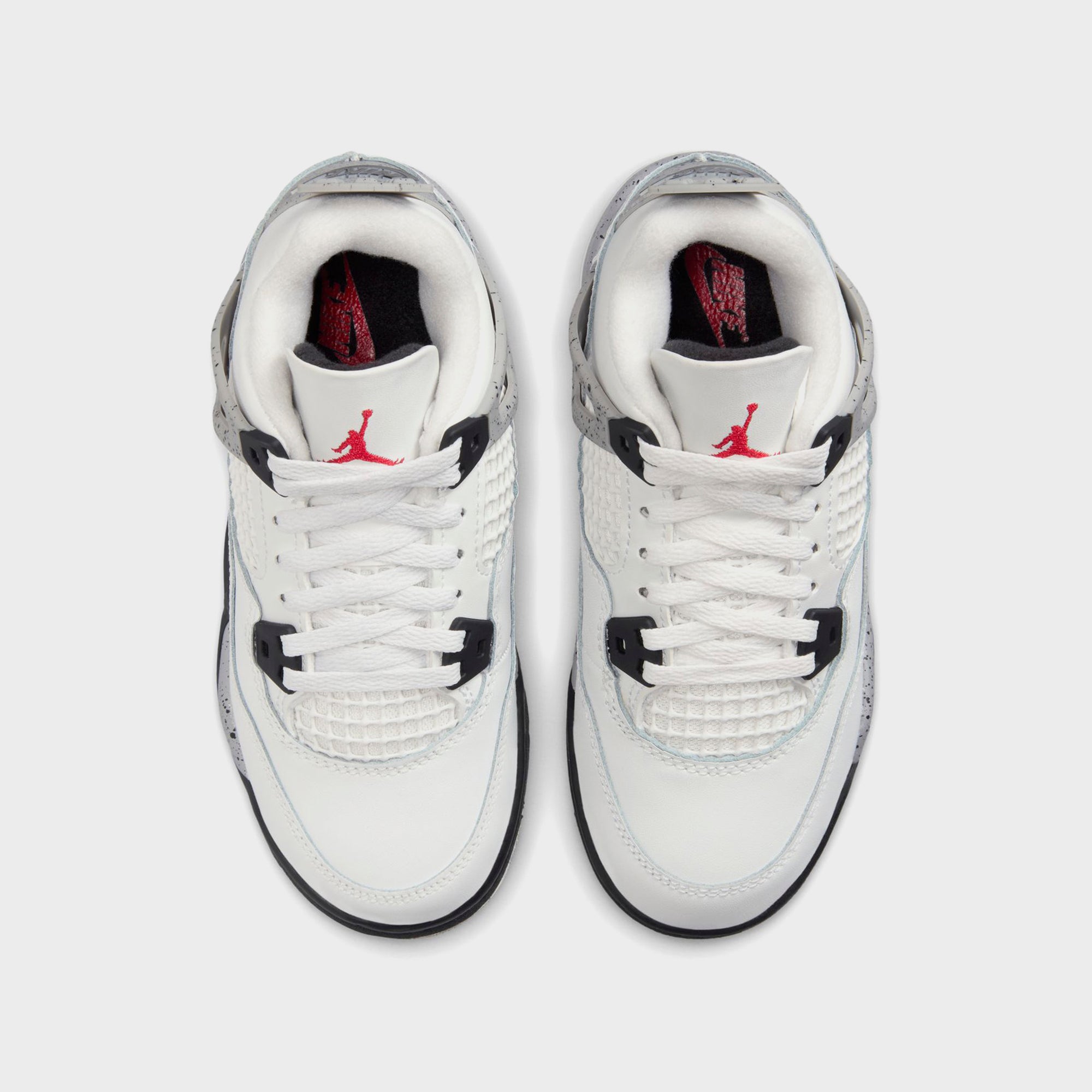 Nike PS Air Jordan 4 Retro - Summit White / Fire Red / Tech Grey / Bla | Kith Summit White / Fire Red / Tech Grey / Black