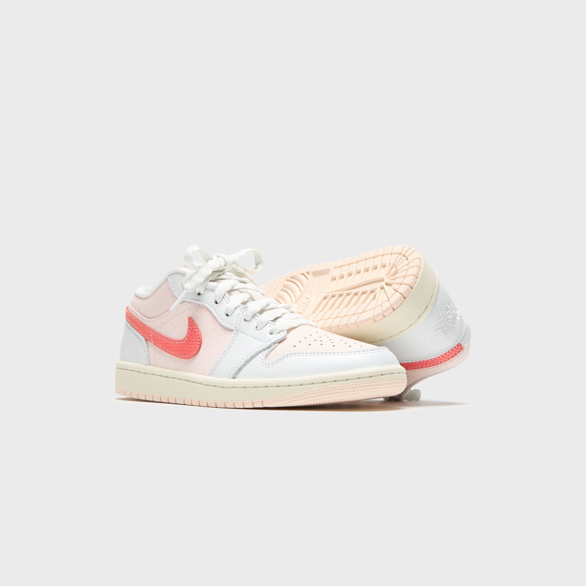 Nike WMNS Air Jordan 1 Low SE - Summit White / Light Soft Pink / Sail | Kith Summit White / Light Soft Pink / Sail / Magic Ember