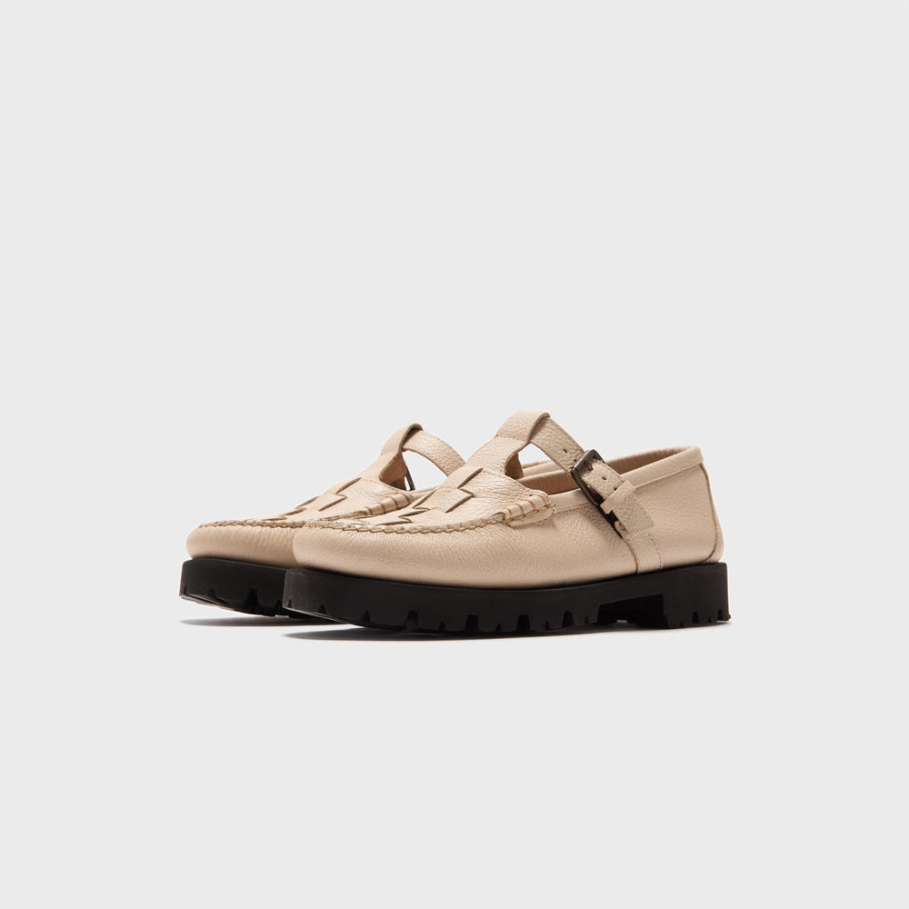G.H. Bass Mary Jane Fisherman Super Lug - Off White | Kith Off White