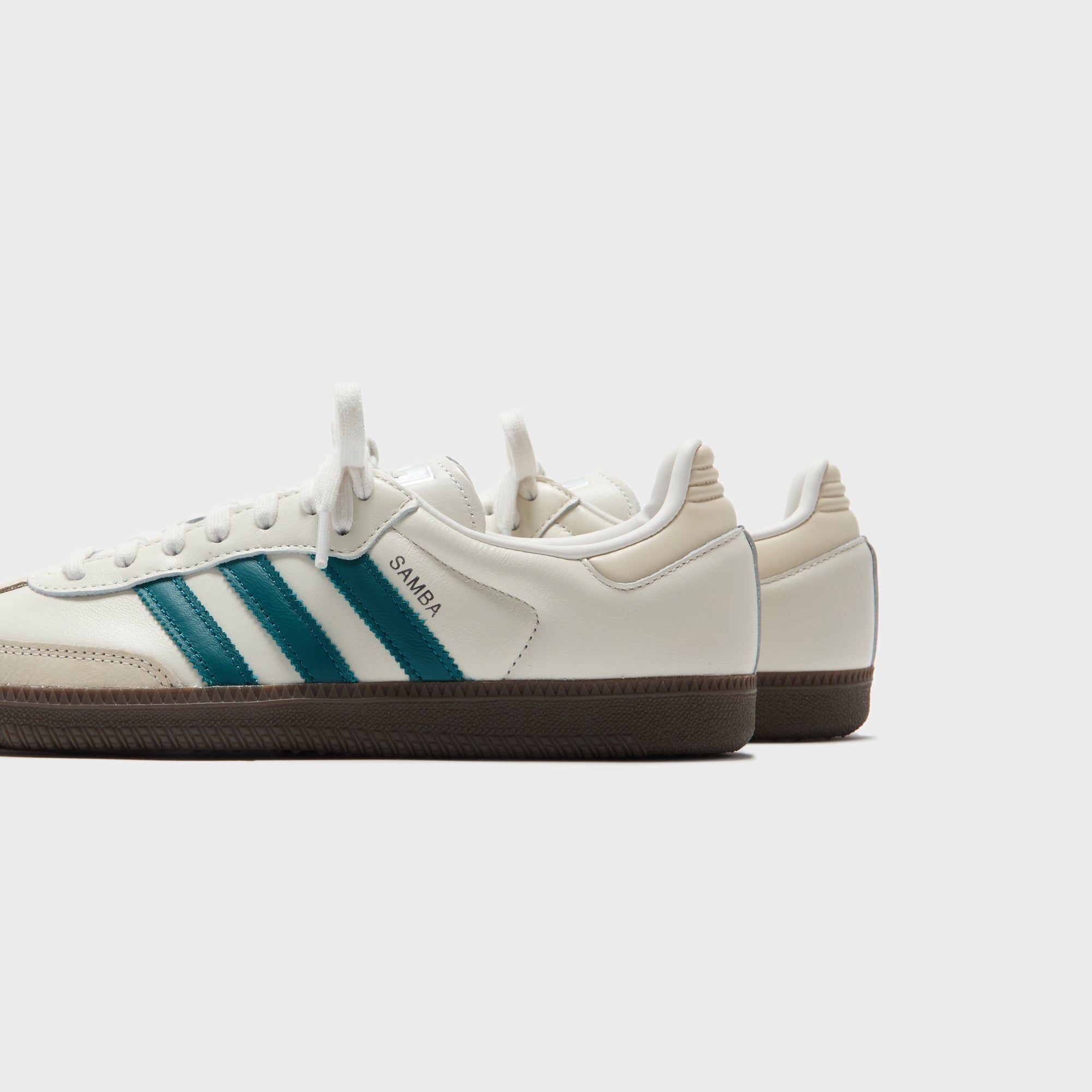 adidas WMNS Samba OG - Cloud White / Legacy Teal / Wonder White | Kith Cloud White / Legacy Teal / Wonder White