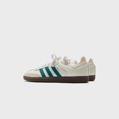 adidas WMNS Samba OG - Cloud White / Legacy Teal / Wonder White | Kith Cloud White / Legacy Teal / Wonder White