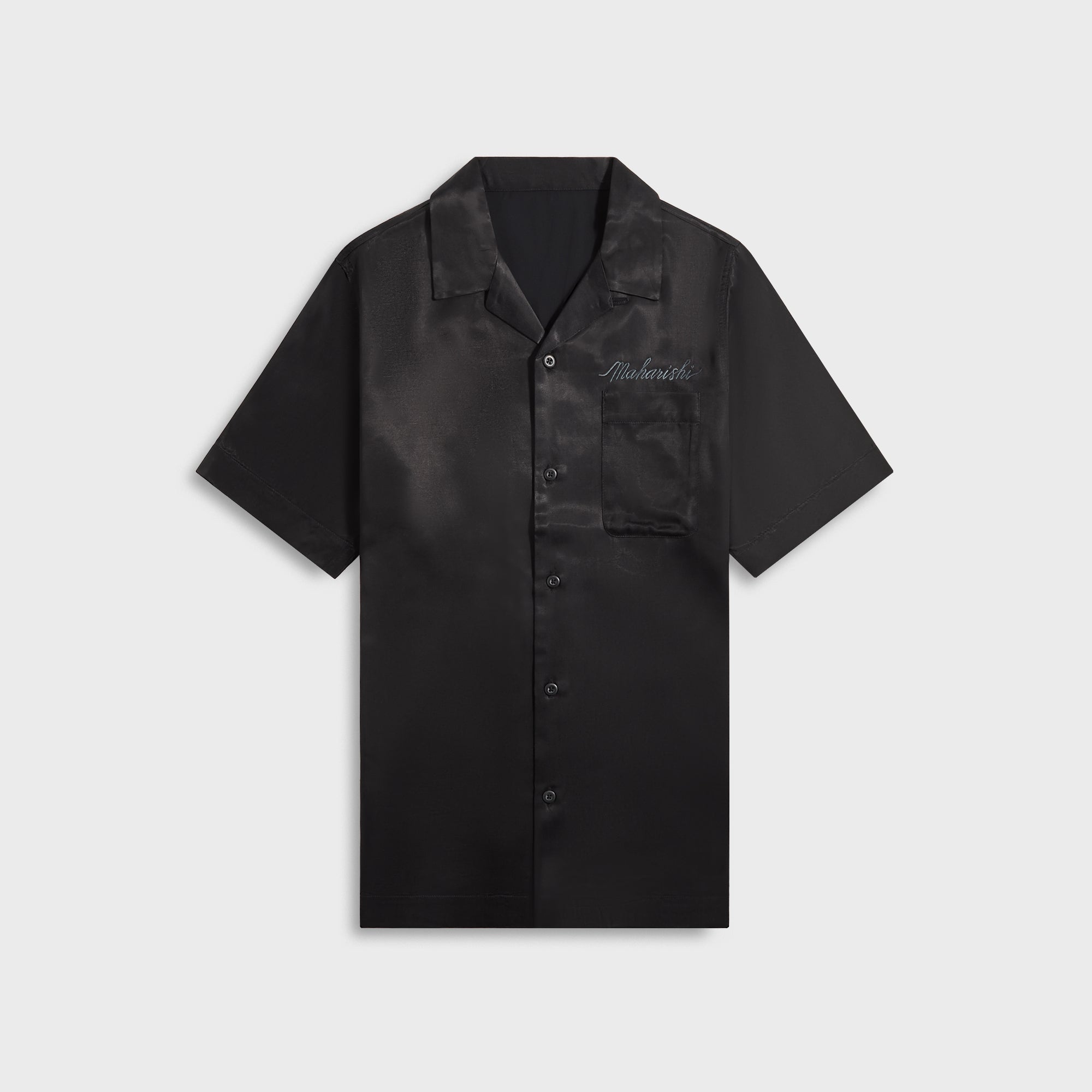 Maharishi 6098 Tiger Dragon Camp Collar Shirt - Black | Kith Black