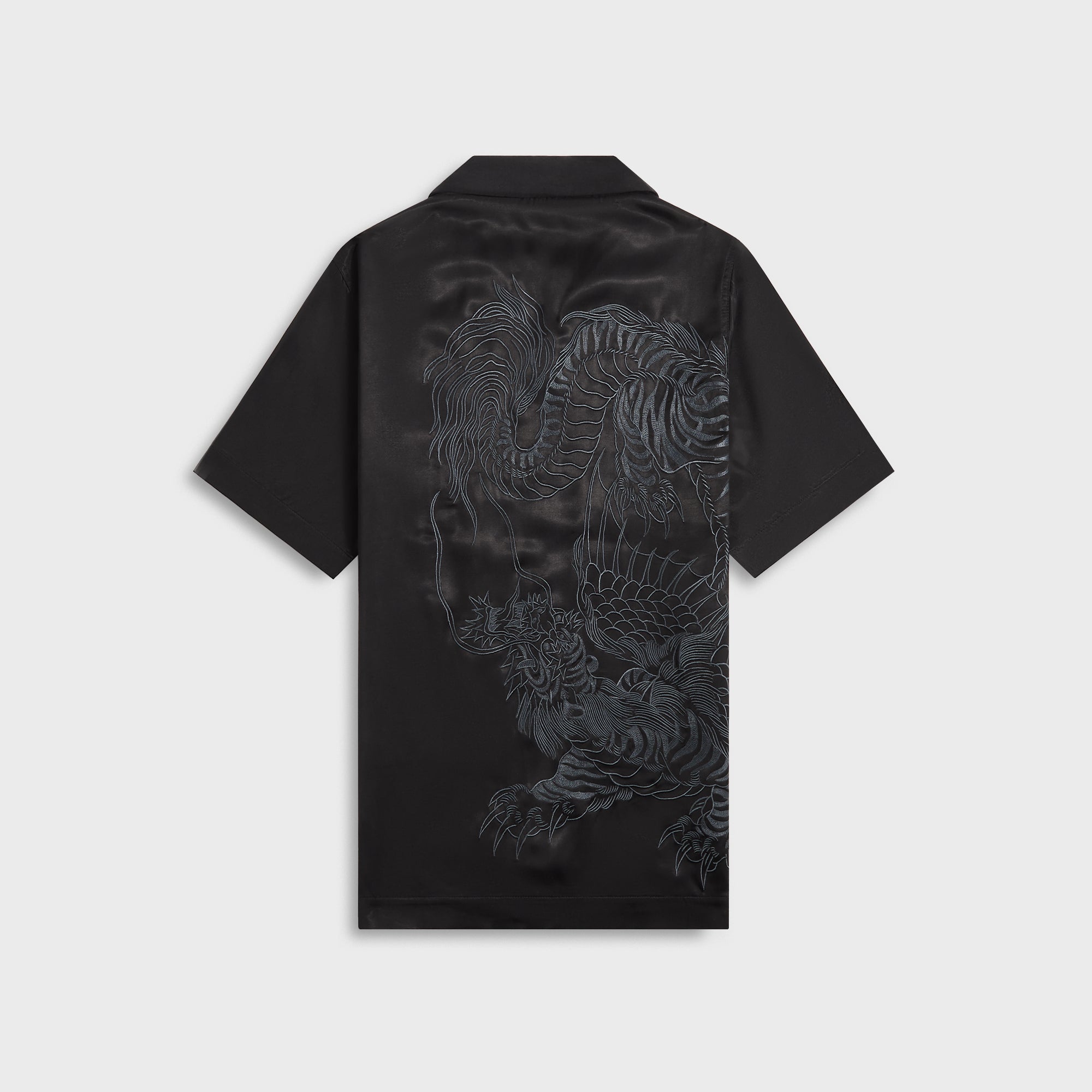 Maharishi 6098 Tiger Dragon Camp Collar Shirt - Black | Kith Black