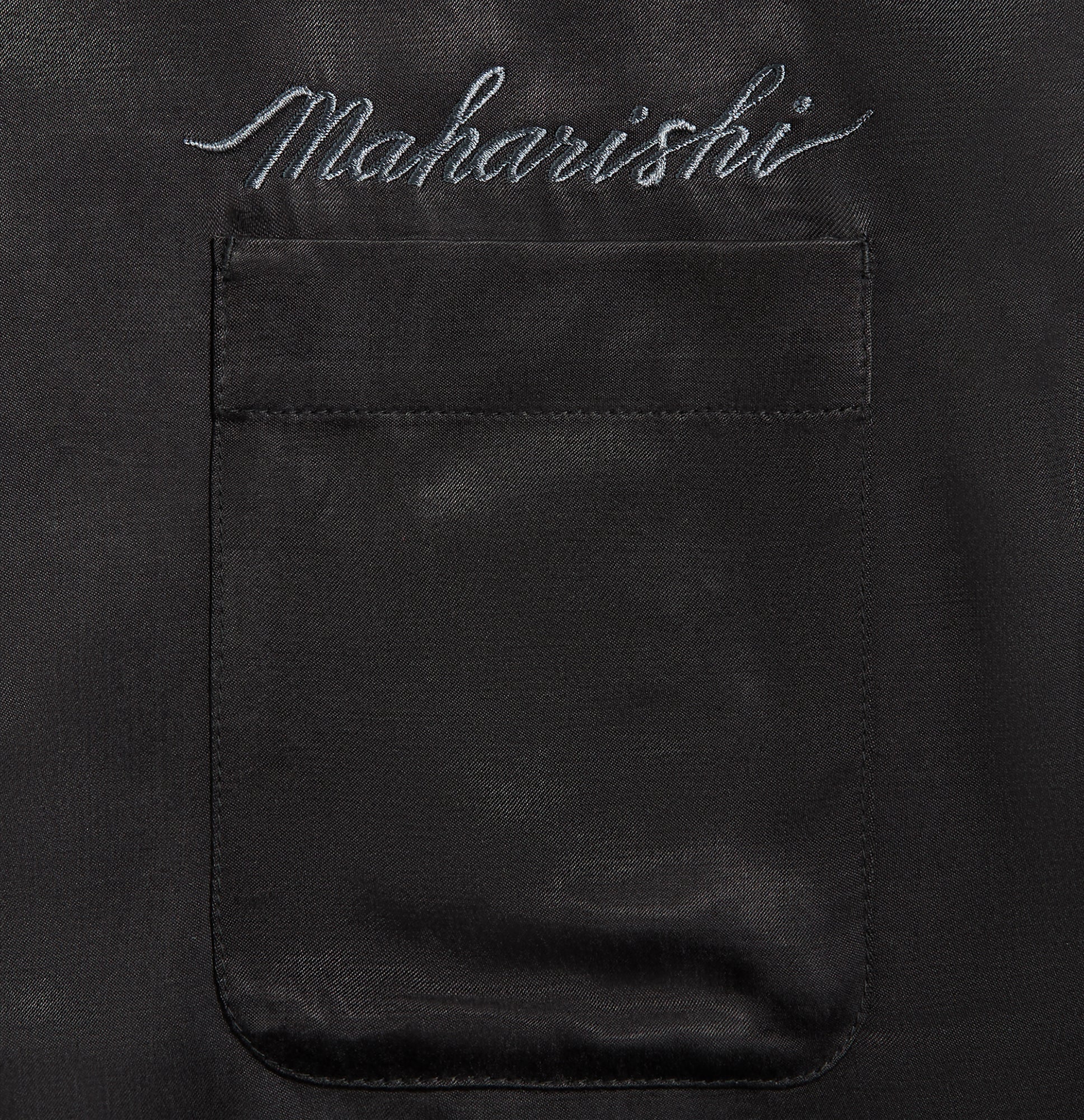 Maharishi 6098 Tiger Dragon Camp Collar Shirt - Black | Kith Black