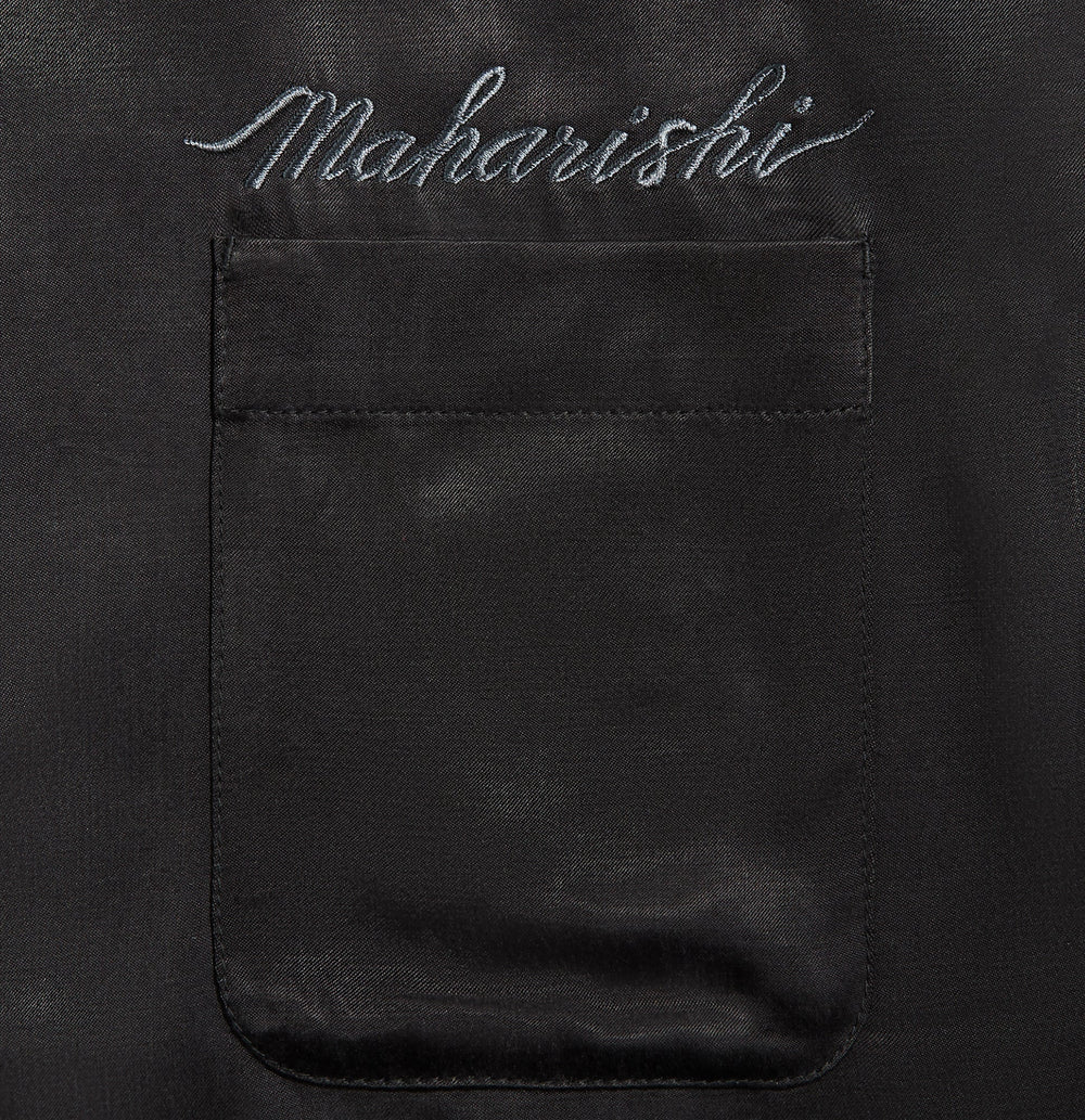 Maharishi 6098 Tiger Dragon Camp Collar Shirt - Black | Kith Black