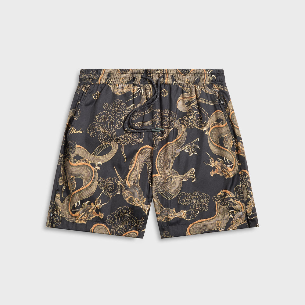 Maharishi 1549 Dragon Swim Shorts - Black | Kith Black