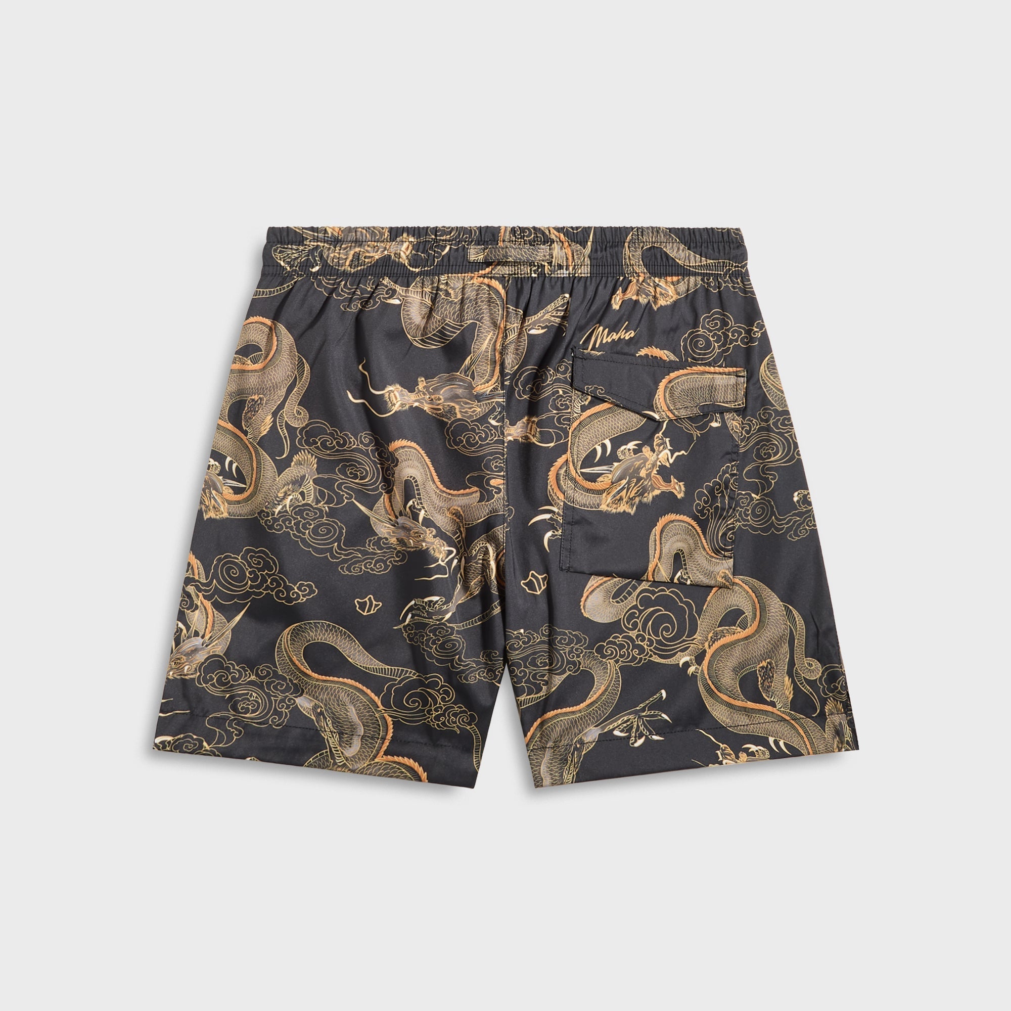 Maharishi 1549 Dragon Swim Shorts - Black | Kith Black